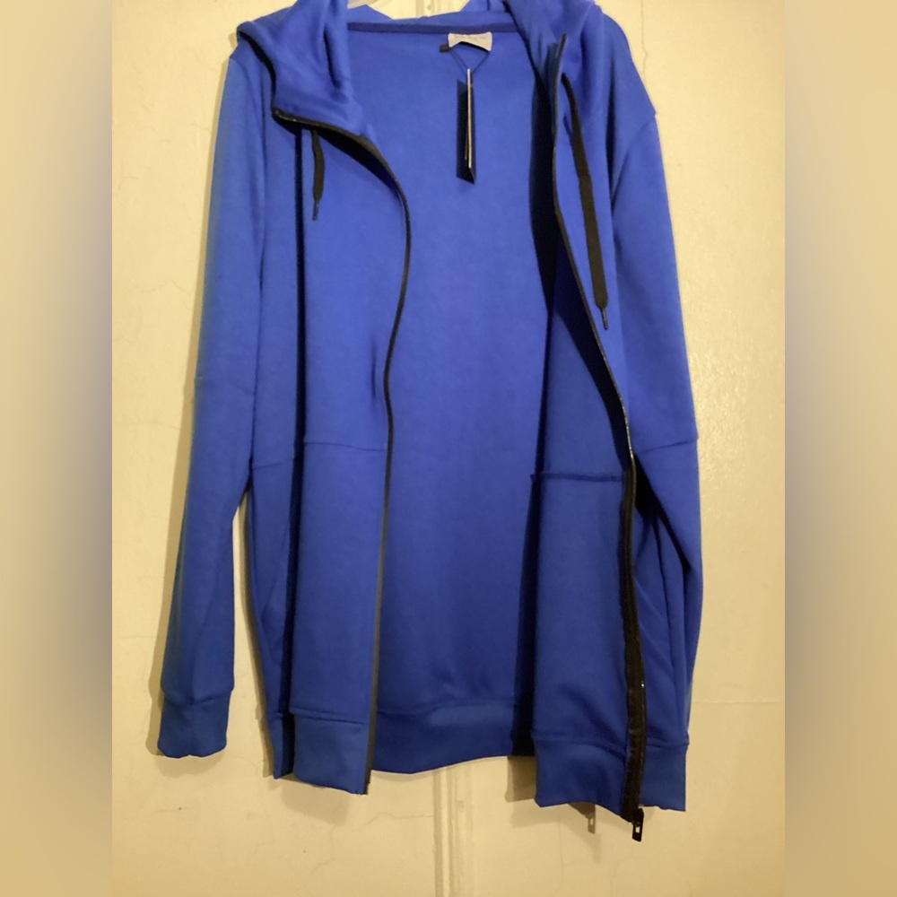 Riflessi Men's 3xl Hoodie Navy Zip-Up Sweater NWT - Picture 6 of 6